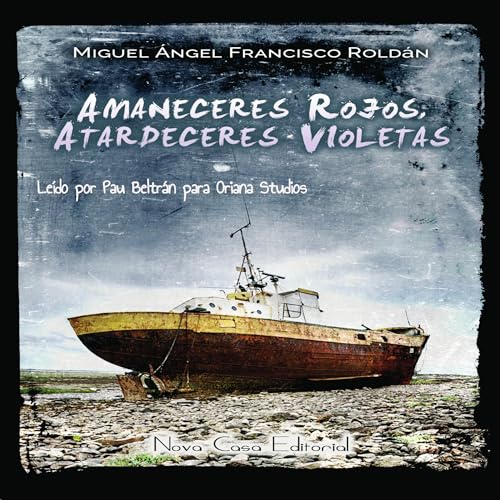 Portada real del audiolibro Amaneceres rojos, atardeceres violetas